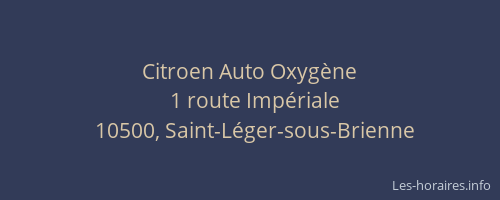 Citroen Auto Oxygène