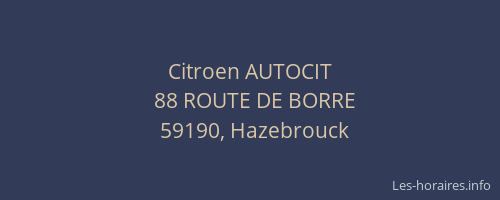 Citroen AUTOCIT