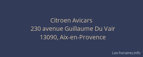 Citroen Avicars