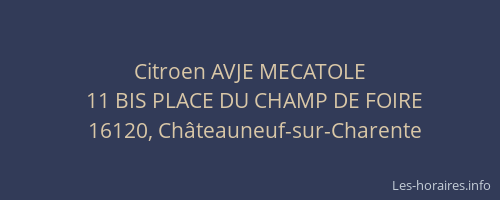 Citroen AVJE MECATOLE