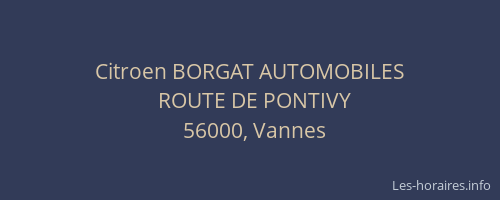 Citroen BORGAT AUTOMOBILES