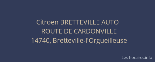 Citroen BRETTEVILLE AUTO