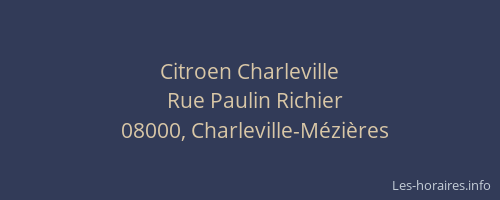 Citroen Charleville