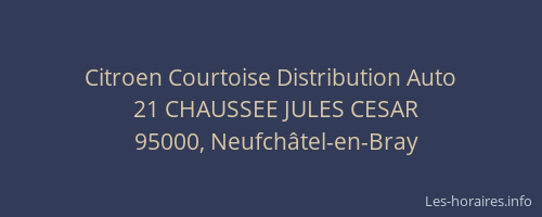 Citroen Courtoise Distribution Auto