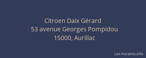 Citroen Daix Gérard