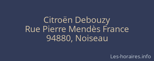 Citroën Debouzy