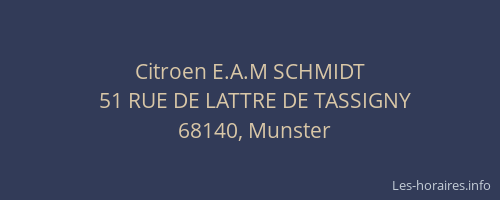 Citroen E.A.M SCHMIDT