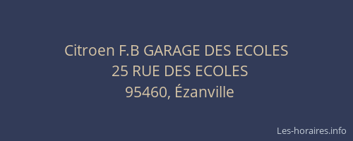Citroen F.B GARAGE DES ECOLES