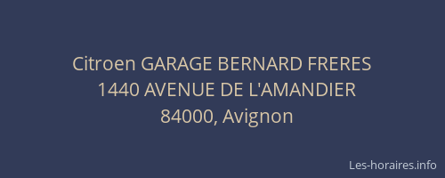 Citroen GARAGE BERNARD FRERES