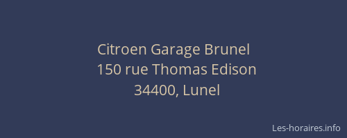 Citroen Garage Brunel