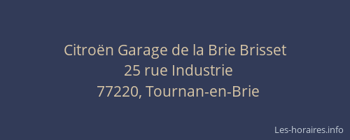 Citroën Garage de la Brie Brisset