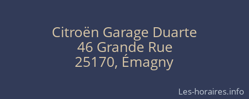 Citroën Garage Duarte