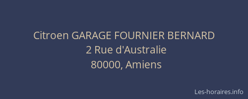 Citroen GARAGE FOURNIER BERNARD
