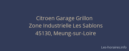 Citroen Garage Grillon
