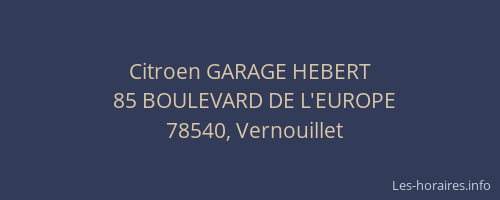 Citroen GARAGE HEBERT