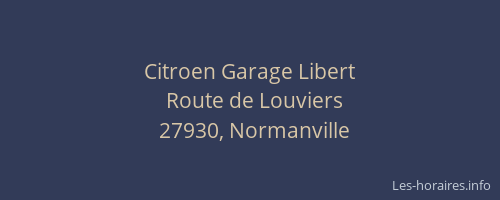Citroen Garage Libert