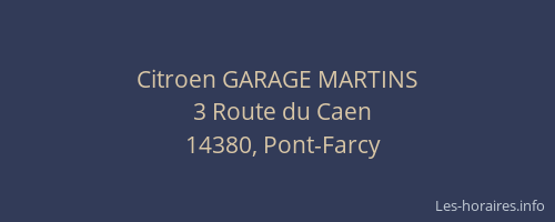 Citroen GARAGE MARTINS