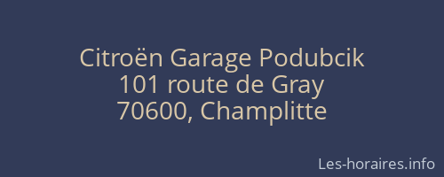 Citroën Garage Podubcik