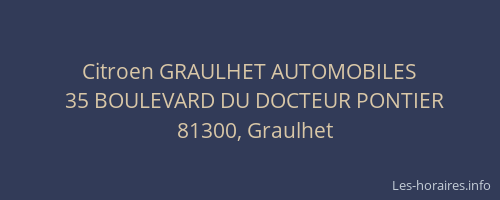 Citroen GRAULHET AUTOMOBILES