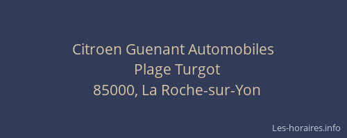 Citroen Guenant Automobiles