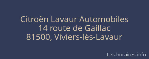 Citroën Lavaur Automobiles