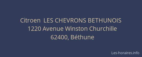 Citroen  LES CHEVRONS BETHUNOIS