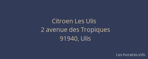 Citroen Les Ulis