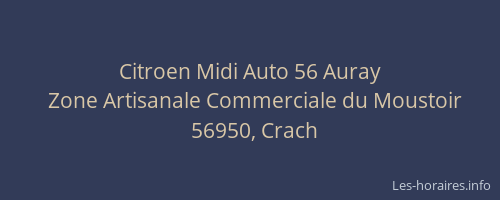 Citroen Midi Auto 56 Auray