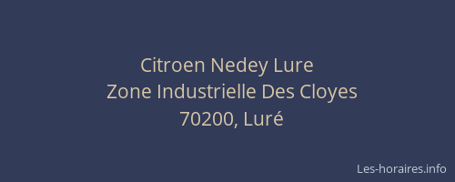 Citroen Nedey Lure