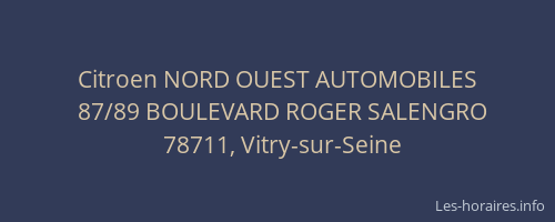 Citroen NORD OUEST AUTOMOBILES