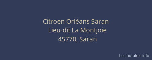 Citroen Orléans Saran
