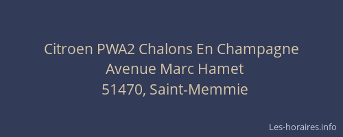 Citroen PWA2 Chalons En Champagne