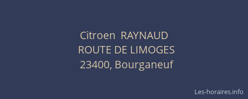 Citroen  RAYNAUD