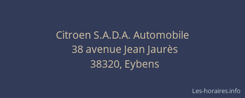 Citroen S.A.D.A. Automobile