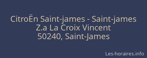 CitroËn Saint-james - Saint-james