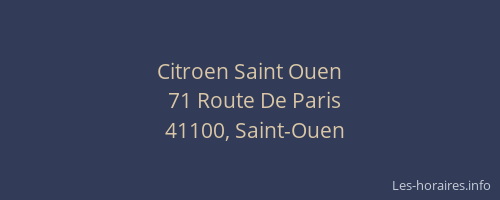 Citroen Saint Ouen