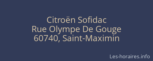 Citroën Sofidac