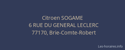 Citroen SOGAME