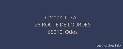 Citroen T.D.A.