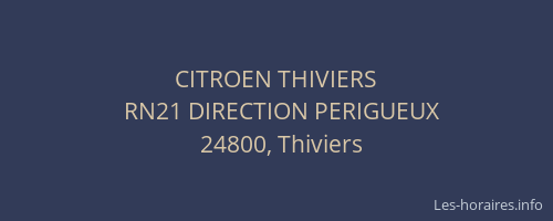 CITROEN THIVIERS