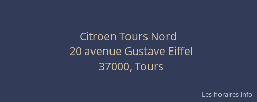 Citroen Tours Nord