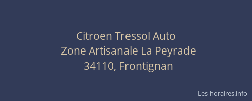 Citroen Tressol Auto