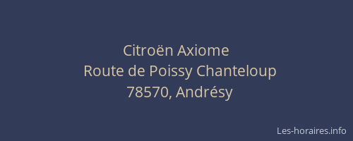Citroën Axiome