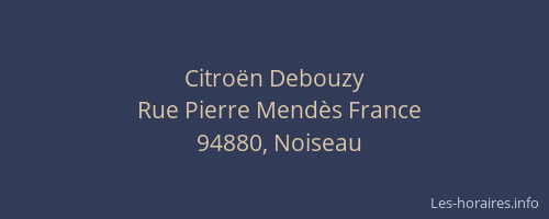 Citroën Debouzy