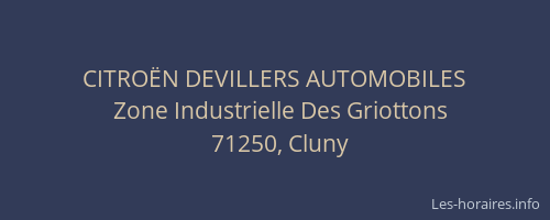 CITRO&Euml;N DEVILLERS AUTOMOBILES