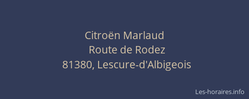 Citroën Marlaud