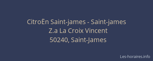 CitroËn Saint-james - Saint-james