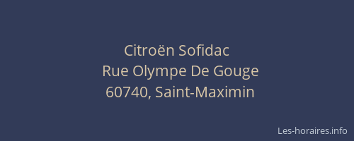 Citroën Sofidac