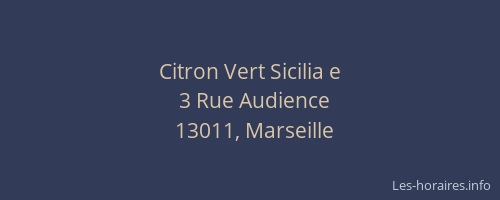 Citron Vert Sicilia e