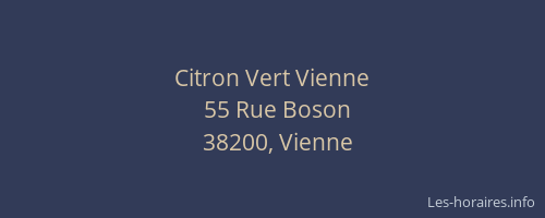Citron Vert Vienne